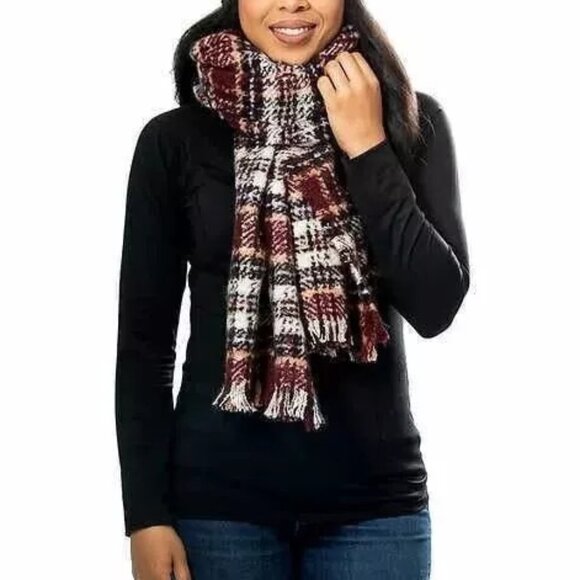 Emanuel Geraldo Women's Only Blanket Scarf Without Hat, Multicolor, One Size - Picture 5 of 5